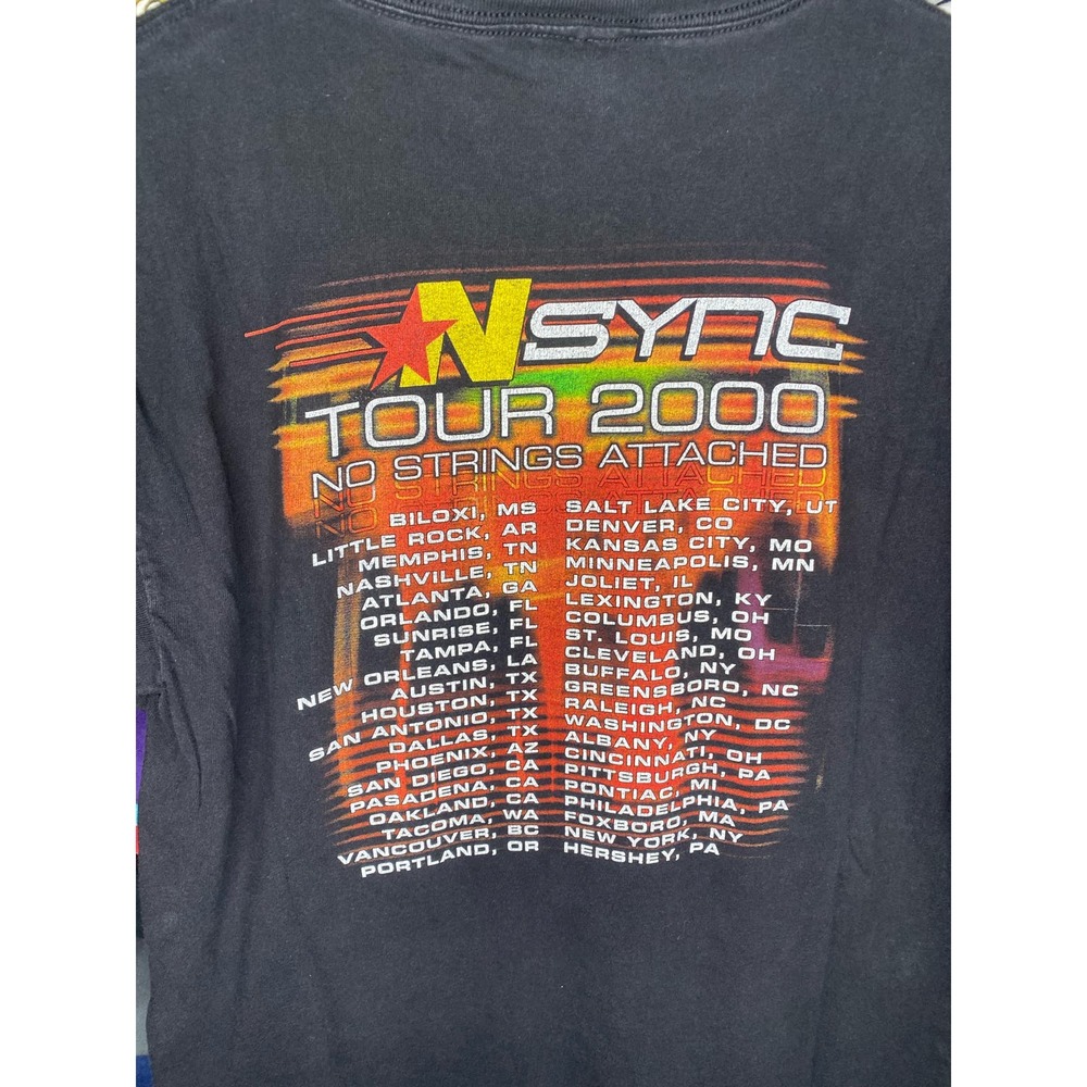 Y2k Nsync No Strings Attached Tour 2000 Men's Lar… - image 5